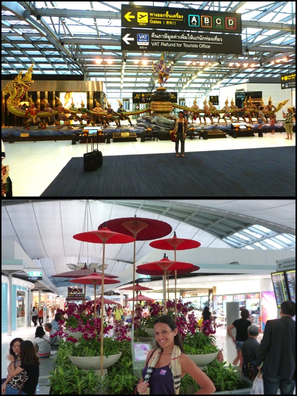 Já fiquei encantada com os "detalhes" dos enfeites no aeroporto. Um charme. I fell in love with the "details" of the decor in the airport as soon as we landed. Lovely.