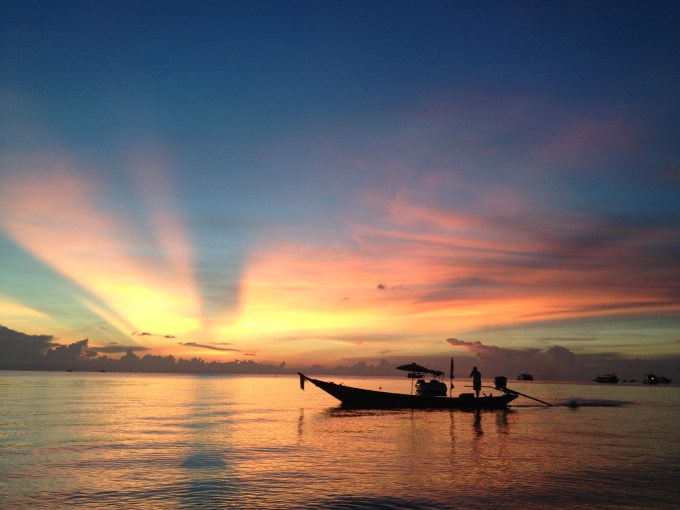 O pôr do sol mais lindo que eu já vi!! The most beautiful sunset that I've ever seen!!