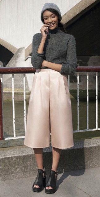 Culotte Midi Skirt 2